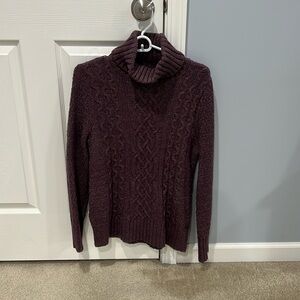 Eddie Bauer burgundy turtleneck